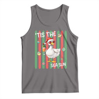 Funny Christmas In July Goose Tank Top Tis The Sea Sun