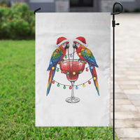 Christmas In July Parrots Garden Flag Summer Beach Party Gift