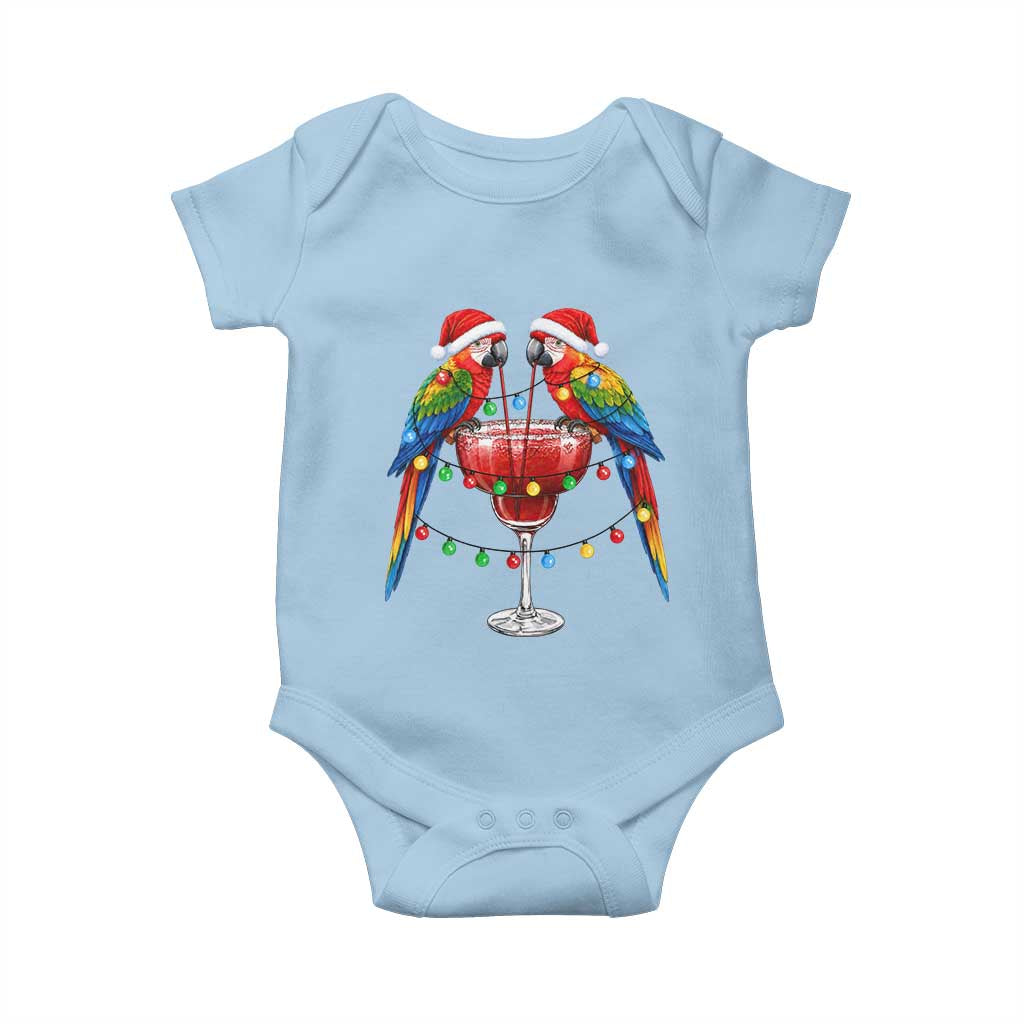 Christmas In July Parrots Baby Onesie Summer Beach Party Gift