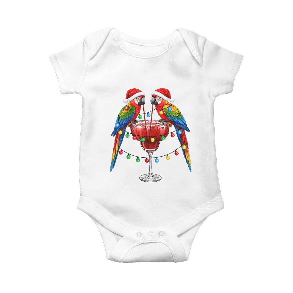 Christmas In July Parrots Baby Onesie Summer Beach Party Gift