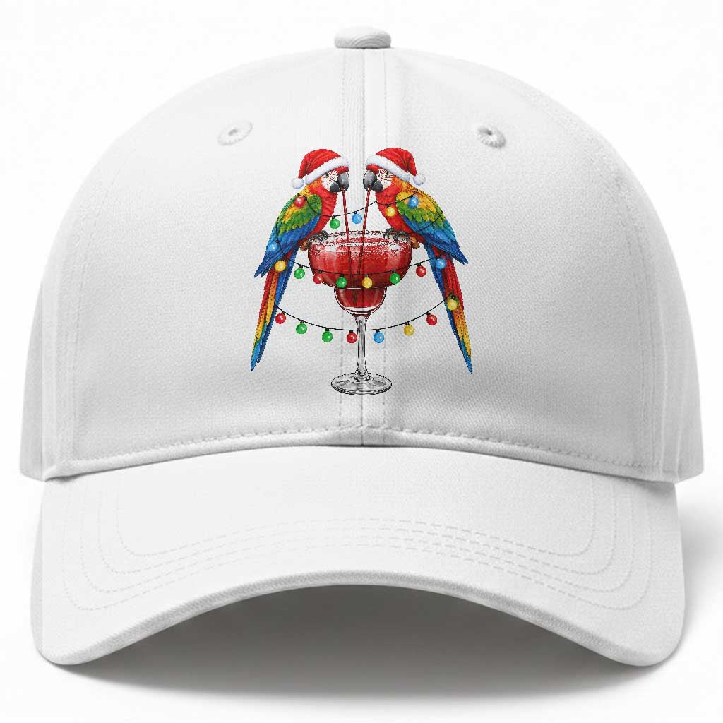 Christmas In July Parrots Baseball Cap Summer Beach Party Gift