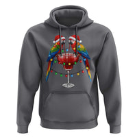 Christmas In July Parrots Hoodie Summer Beach Party Gift