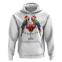 Christmas In July Parrots Hoodie Summer Beach Party Gift