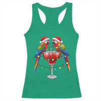 Christmas In July Parrots Racerback Tank Top Summer Beach Party Gift