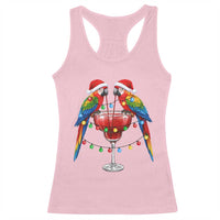 Christmas In July Parrots Racerback Tank Top Summer Beach Party Gift