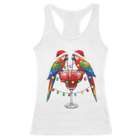 Christmas In July Parrots Racerback Tank Top Summer Beach Party Gift