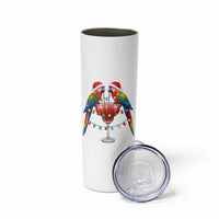 Christmas In July Parrots Skinny Tumbler Summer Beach Party Gift