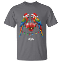 Christmas In July Parrots T Shirt Summer Beach Party Gift