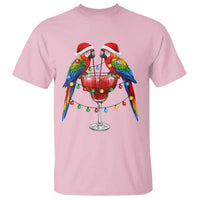 Christmas In July Parrots T Shirt Summer Beach Party Gift