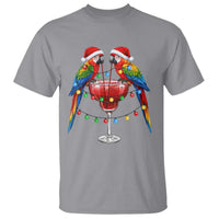 Christmas In July Parrots T Shirt Summer Beach Party Gift