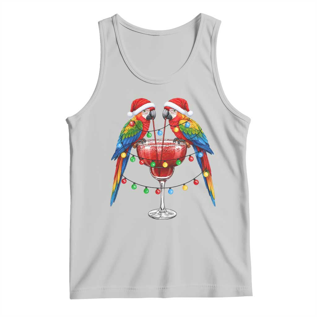 Christmas In July Parrots Tank Top Summer Beach Party Gift