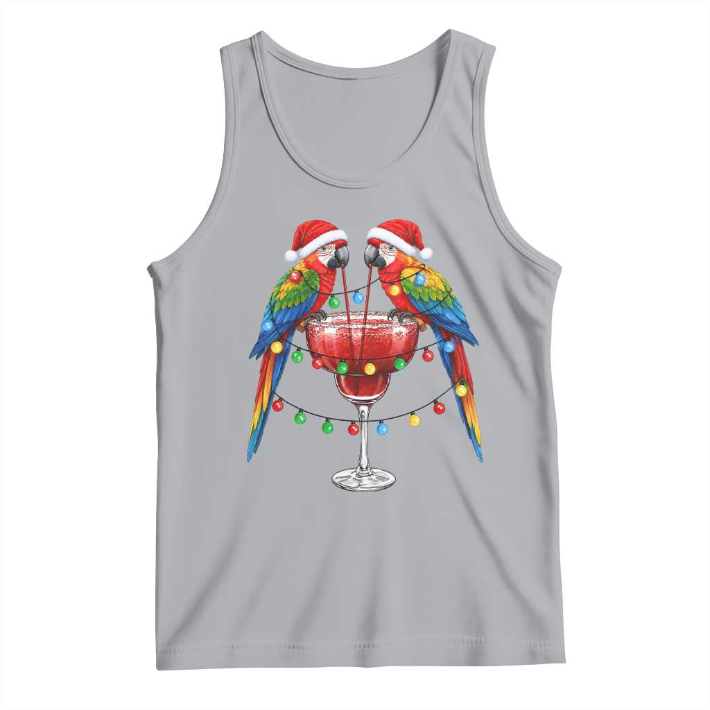 Christmas In July Parrots Tank Top Summer Beach Party Gift