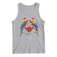 Christmas In July Parrots Tank Top Summer Beach Party Gift