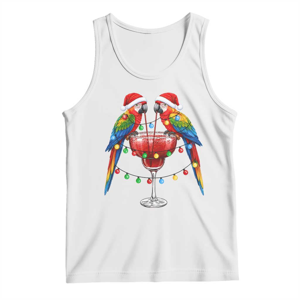Christmas In July Parrots Tank Top Summer Beach Party Gift