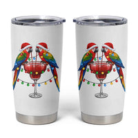 Christmas In July Parrots Tumbler Cup Summer Beach Party Gift