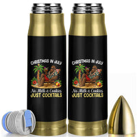 Funny Christmas In July Bigfoot Bullet Tumbler No Milk And Cookies Just Cocktails