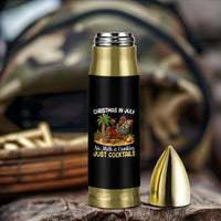 Funny Christmas In July Bigfoot Bullet Tumbler No Milk And Cookies Just Cocktails