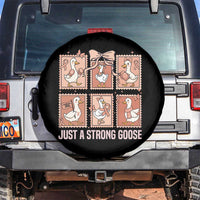 Funny Endometrial Cancer Warrior Goose Spare Tire Cover Just A Strong Goose
