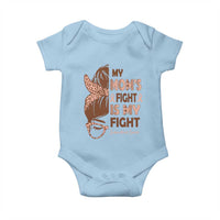 Endometrial Cancer Support Baby Onesie My Moms Fight My Fight