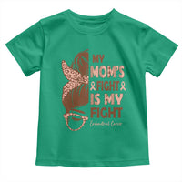 Endometrial Cancer Support Toddler T Shirt My Moms Fight My Fight