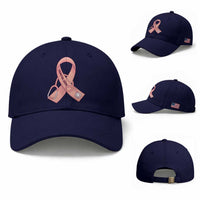 Endometrial Cancer Healthcare Warrior Baseball Cap Peach Stethoscope Nurse