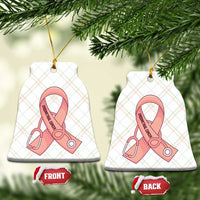 Endometrial Cancer Healthcare Warrior Ceramic Ornament Peach Stethoscope Nurse