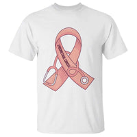 Endometrial Cancer Healthcare Warrior T Shirt Peach Stethoscope Nurse