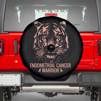 Endometrial Cancer Warrior Tiger Spare Tire Cover Strength Courage Hope