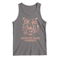 Endometrial Cancer Warrior Tiger Tank Top Strength Courage Hope