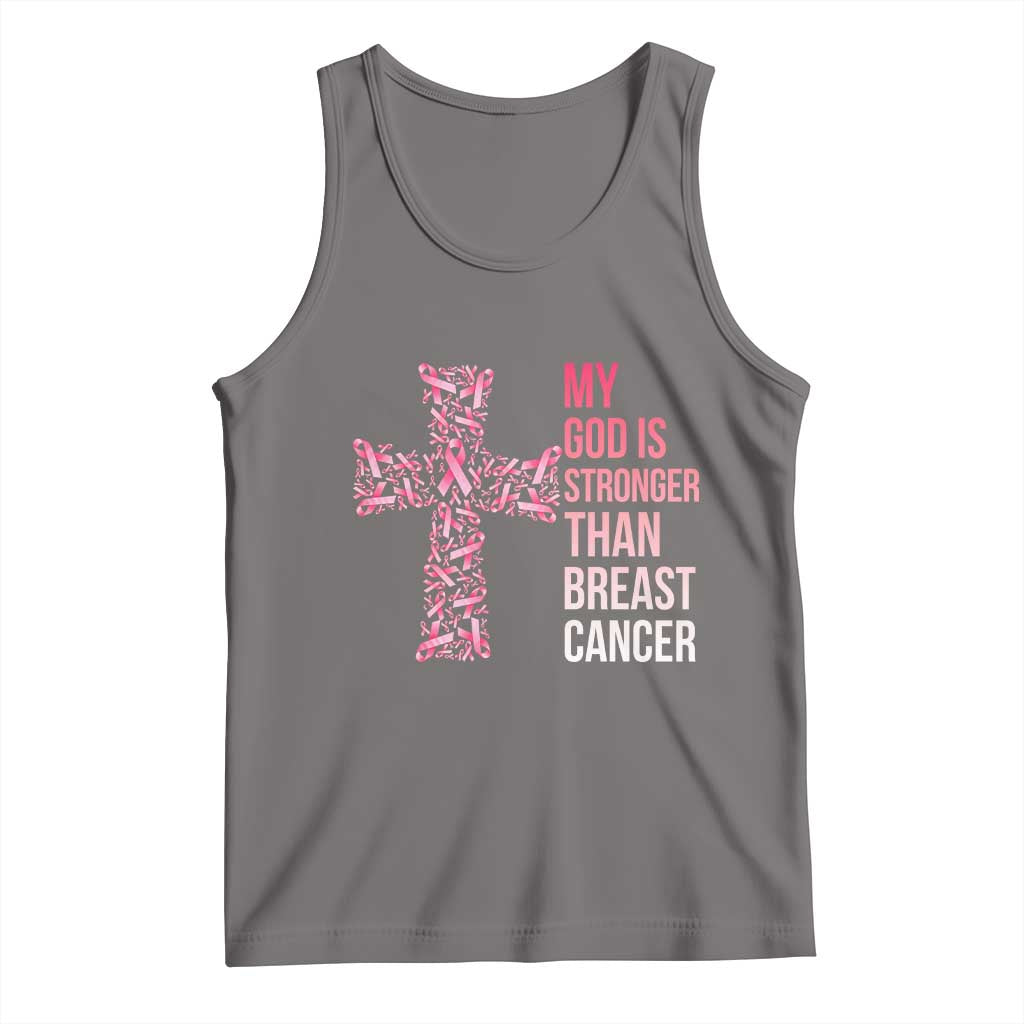 My God Is Stronger Than Breast Cancer Survivor Hope Gift Tank Top