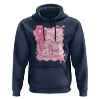 My God Is Stronger Than Breast Cancer Hoodie Christian Support Gift