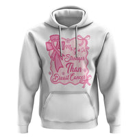 My God Is Stronger Than Breast Cancer Hoodie Christian Support Gift