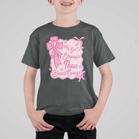 My God Is Stronger Than Breast Cancer T Shirt For Kid Christian Support Gift