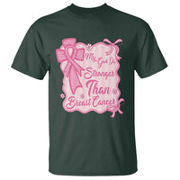 My God Is Stronger Than Breast Cancer T Shirt Christian Support Gift