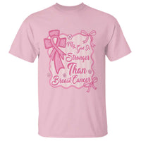 My God Is Stronger Than Breast Cancer T Shirt Christian Support Gift