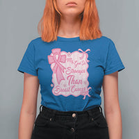My God Is Stronger Than Breast Cancer T Shirt For Women Christian Support Gift