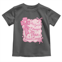 My God Is Stronger Than Breast Cancer Toddler T Shirt Christian Support Gift