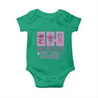 Hope Faith Cure Breast Cancer Awareness Baby Onesie Pink Ribbon Survivor Support Gift