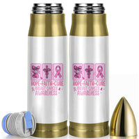 Hope Faith Cure Breast Cancer Awareness Bullet Tumbler Pink Ribbon Survivor Support Gift