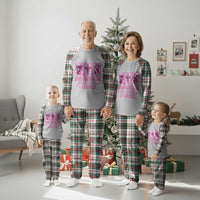 Hope Faith Cure Breast Cancer Awareness Plaid Pajama Set Pink Ribbon Survivor Support Gift
