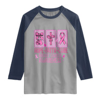 Hope Faith Cure Breast Cancer Awareness Raglan Shirt Pink Ribbon Survivor Support Gift