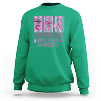Hope Faith Cure Breast Cancer Awareness Sweatshirt Pink Ribbon Survivor Support Gift