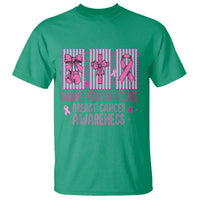 Hope Faith Cure Breast Cancer Awareness T Shirt Pink Ribbon Survivor Support Gift
