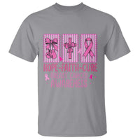 Hope Faith Cure Breast Cancer Awareness T Shirt Pink Ribbon Survivor Support Gift