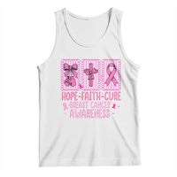Hope Faith Cure Breast Cancer Awareness Tank Top Pink Ribbon Survivor Support Gift