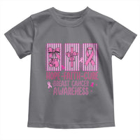 Hope Faith Cure Breast Cancer Awareness Toddler T Shirt Pink Ribbon Survivor Support Gift