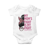 Breast Cancer Support Baby Onesie My Moms Fight My Fight