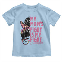 Breast Cancer Support Toddler T Shirt My Moms Fight My Fight