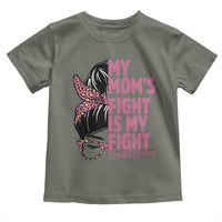 Breast Cancer Support Toddler T Shirt My Moms Fight My Fight