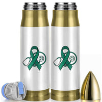 Liver Cancer Strong Nurse Warrior Bullet Tumbler Stethoscope Healthcare Support Gift